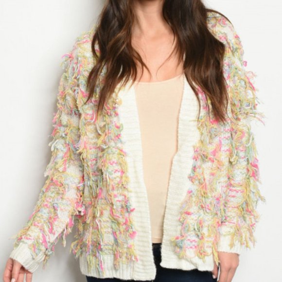 Fringe Cardigam - Picture 2 of 3